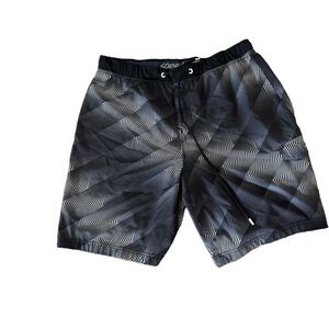 Speedo, black and white‎ shorts size 38